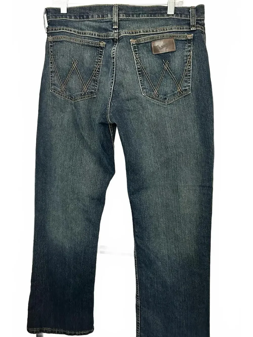 Wrangler 20X Men's Straight Leg Dark Wash Stretch Denim Jeans Regular Fit 33x30